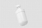 Pump Bottle Mockup, a Cups & Container Mockup by Akebareee (Thumbnail 2 of 3)