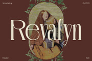 Revalyn – Art Noveau Font, a Serif Font by Craft Supply Co. (Thumbnail 1 of 8)