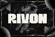 RIVON – Quirky Bold Display Font, a Sans Serif Font by YossyOneStd (Thumbnail 1 of 7)