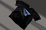 Skeleton Flying with Paper Plane, an Object Illustration by nomlimo.com (Thumbnail 3 of 3)