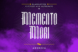 Mementomori Typeface