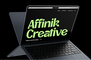 Affinik - Modern Logo Font, a Sans Serif Font by Pekotype (Thumbnail 8 of 12)