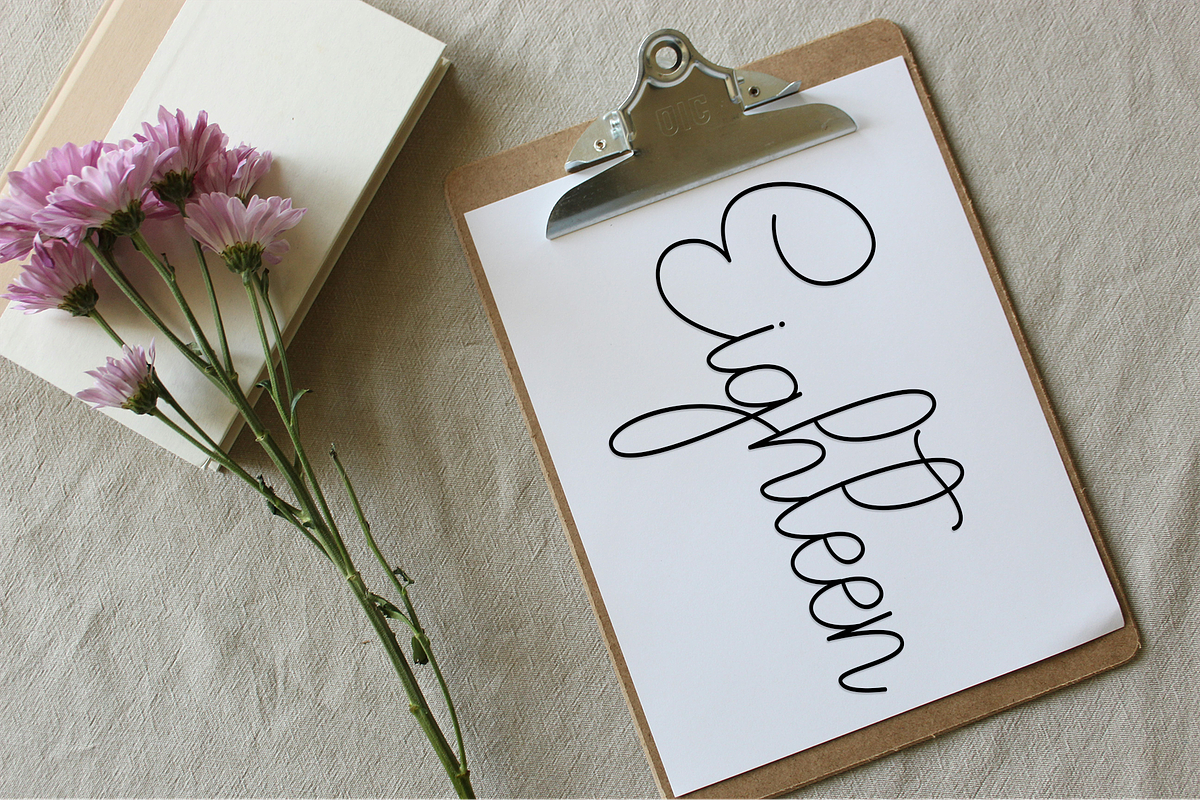 Handwriting, a Handwritten Font by FreshTypeINK (Photo 4 of 8)