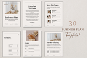 30 Pages Beige Modern Business Plan, a Print Template by TheSimplySereneShop (Thumbnail 2 of 8)