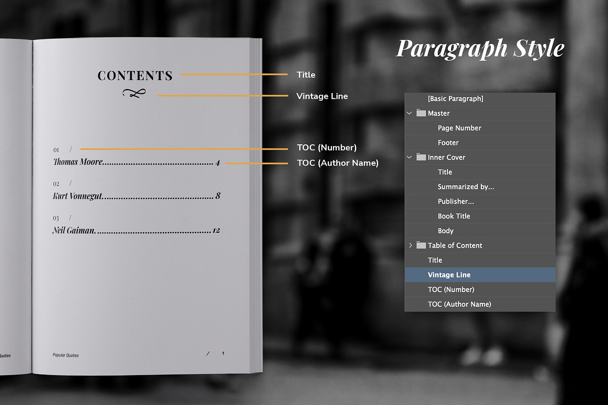 Simple Quotes Book Template, a Stationery Template by Meknya (Photo 10 of 13)