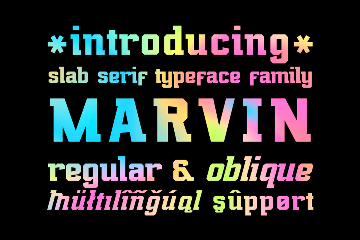 Marvin regular & oblique