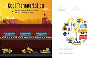 Flat Mining Industry Composition