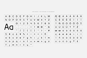 MBF Amoniac - future geometric font, a Sans Serif Font by MoonBandit (Thumbnail 8 of 8)