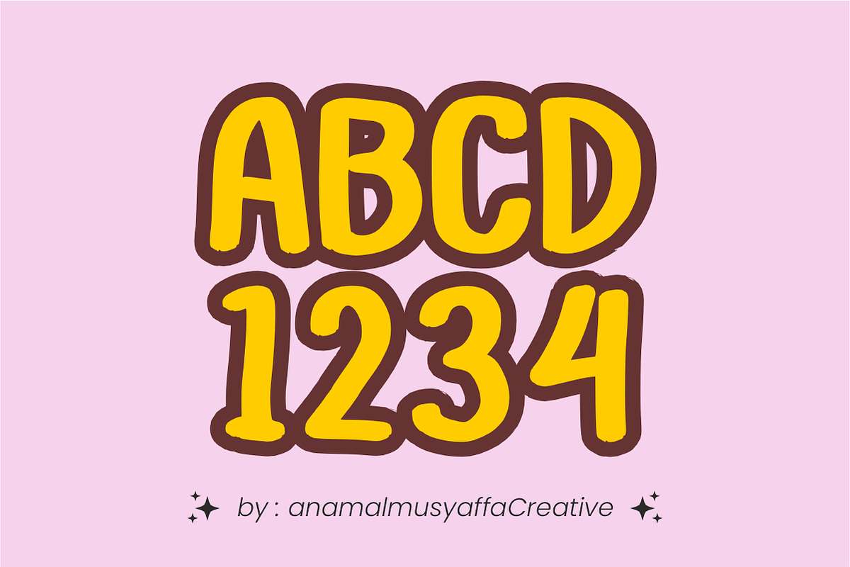 Calm Heart - Cute Display Font, a Handwritten Font by KiddoGlyphs Studio (Photo 4 of 4)
