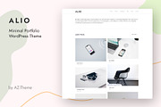 Alio - Minimal Portfolio Theme, a WordPress Template by AZ-Theme (Thumbnail 2 of 5)