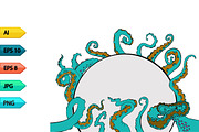 Vector sketch octopus tentacles, an Animal Illustration by julia_musdotter (Thumbnail 6 of 19)