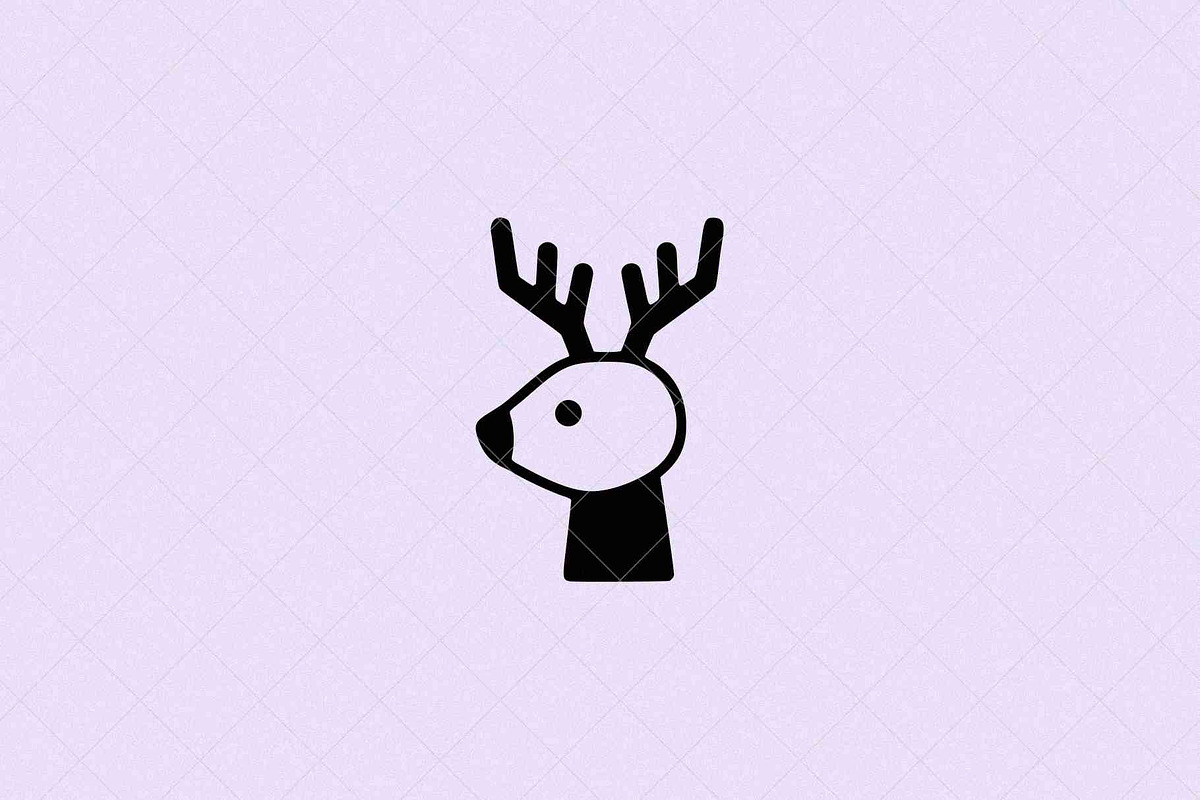 Minimalist Deer Animal Icon, an Animal Illustration by Vectorium Studio (Photo 2 of 4)
