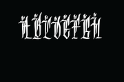 ABUMU CAPS, a Blackletter Font by Beau Hopps Design (Thumbnail 2 of 2)