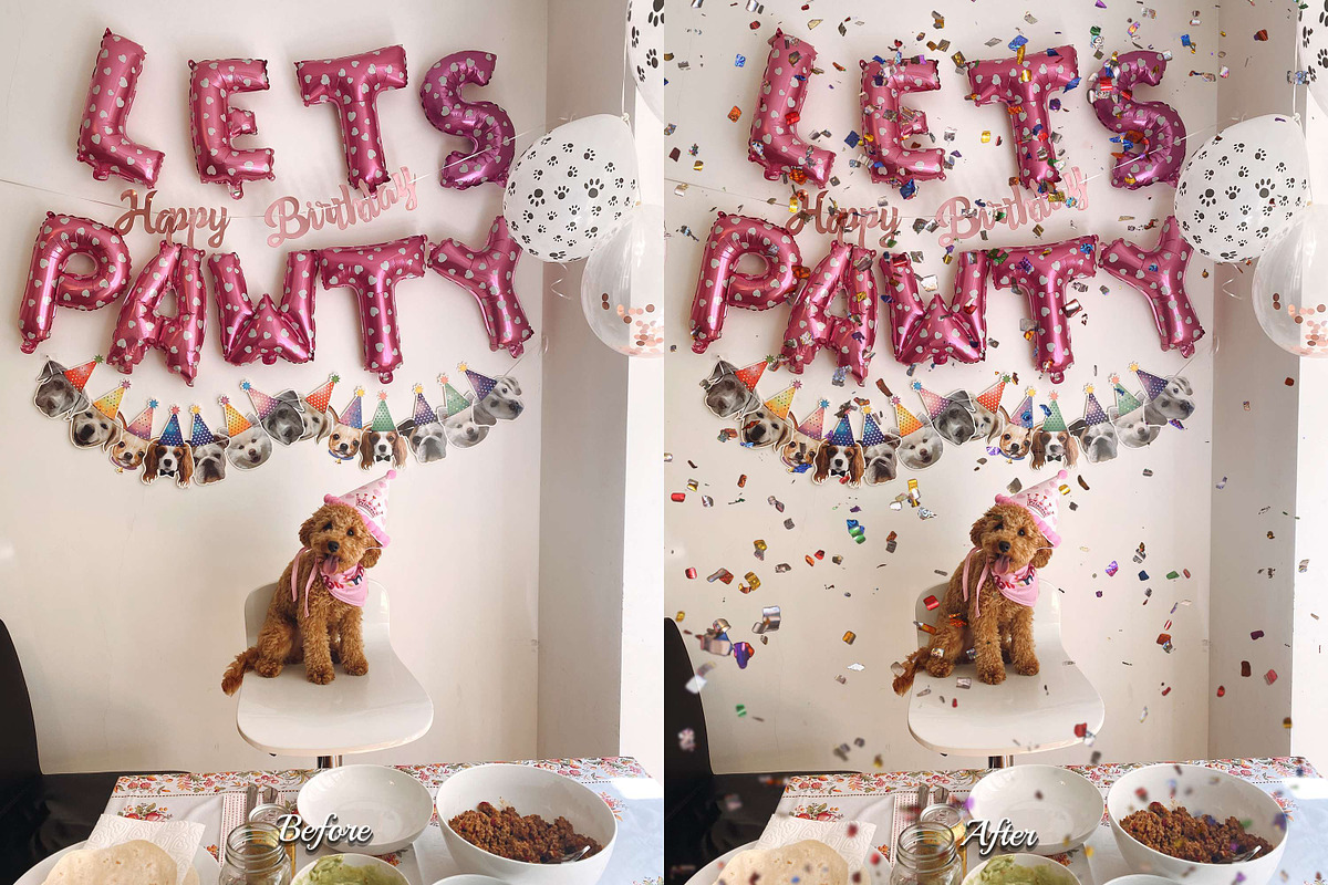 60 Realistic Party Confetti Overlays, an Object Graphic by 3Motional (Photo 4 of 14)