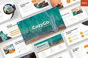 CozyGo - Tours & travel PowerPoint, a Presentation Template by BeadyLab (Thumbnail 1 of 6)