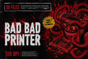 Bad Bad Printer - Photocopy Textures