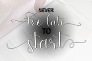 Natasa Script Font, a Script Font by Zulkhairi Lettering (Thumbnail 3 of 6)