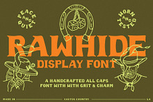Rawhide Display Font