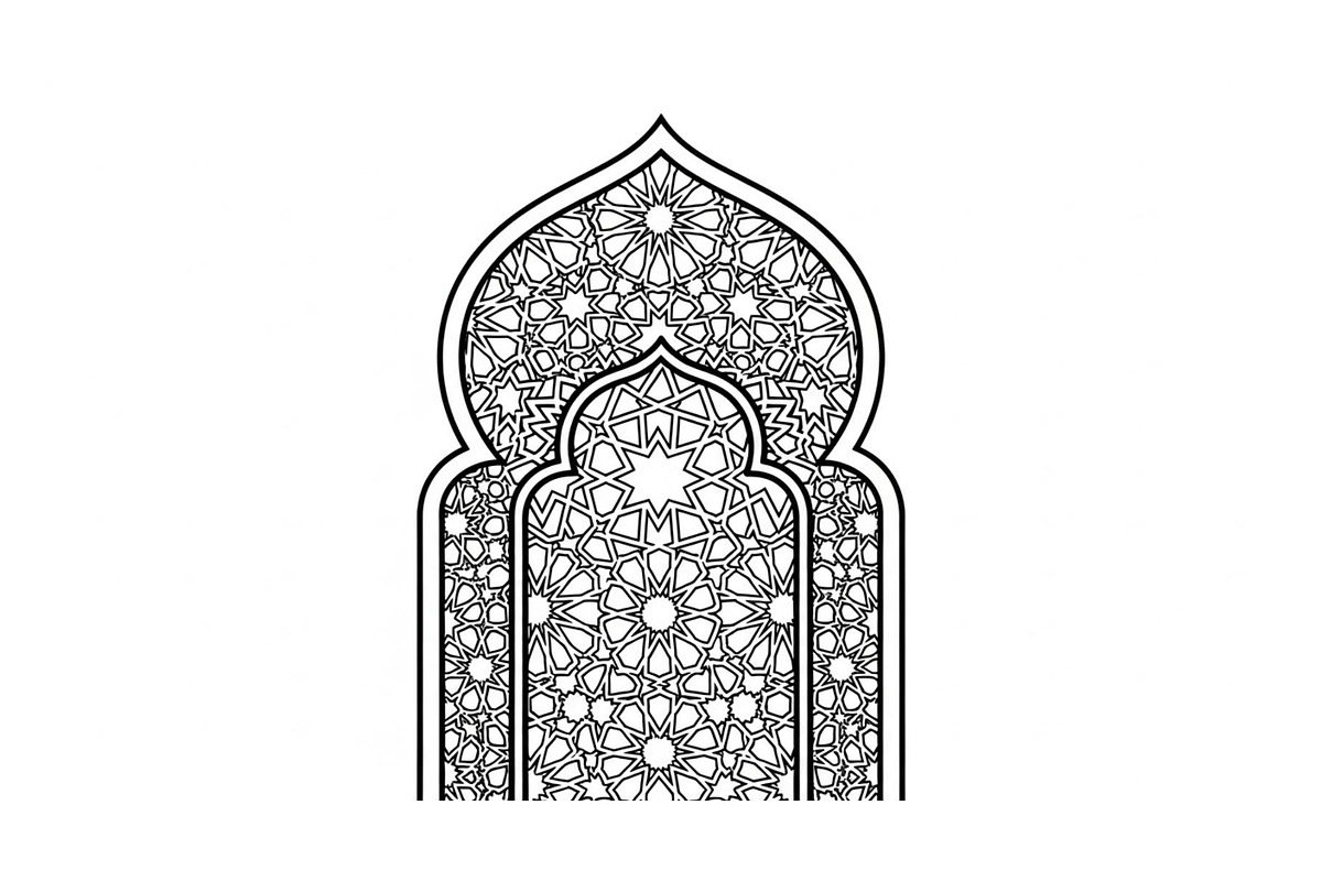 Islamic Arch Window Mandala Bundle, an Illustration by Artivon (Photo 13 of 45)