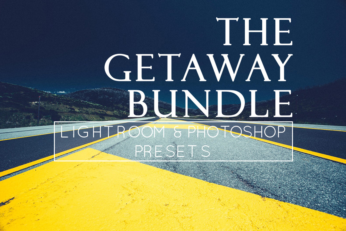 23 Getaway Themed Lr & Ps Presets, an Action Add-On by M E G A S E T S (Photo 1 of 6)