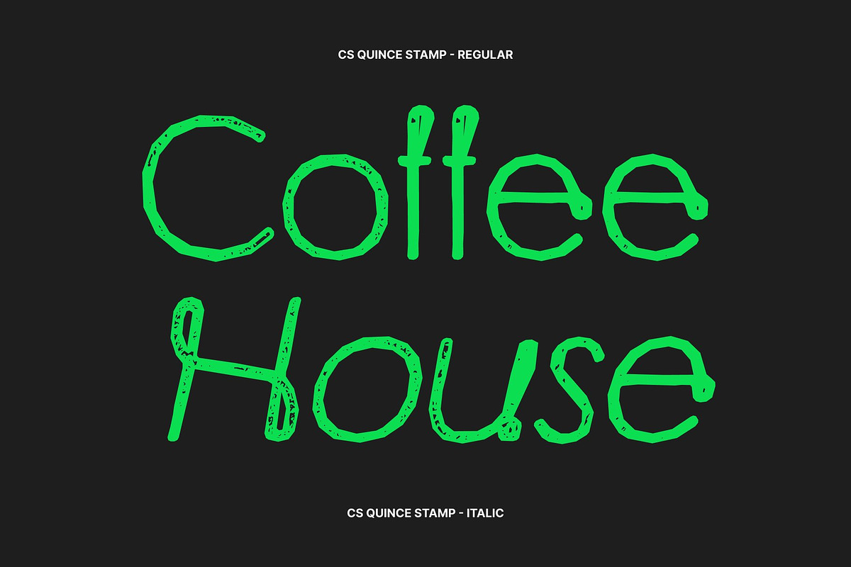CS Quince Stamp, a Sans Serif Font by Craft Supply Co. (Photo 2 of 8)
