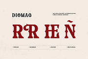 Diomag - Vintage Display Font, a Serif Font by Fype Co. (Thumbnail 2 of 6)