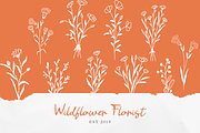 Wildflowers Line Art No:7, a Texture Illustration by Kaya Fonts (Thumbnail 14 of 17)