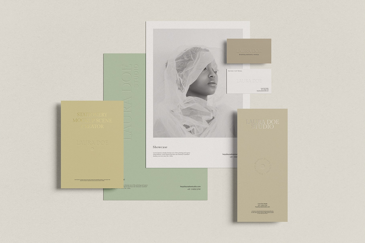 Stationery Mockup Scene Creator, a Product Mockup by Tahtagraphic (Photo 3 of 14)