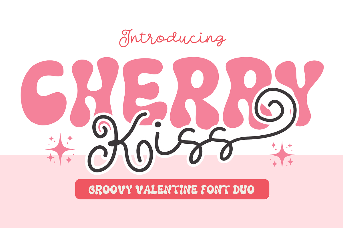 Cherry Kiss is a Valentine font duo, a Handwritten Font by Brown Cupple (Photo 1 of 12)