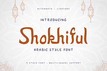 Shokhiful - Arabic Style Font
