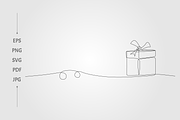 gift icon with ribbon, an Object Graphic by lawoel (Thumbnail 1 of 3)