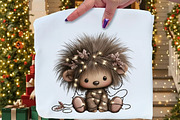 Whimsical Christmas Woodland Animal, an Illustration by Craft Nest (Thumbnail 8 of 9)
