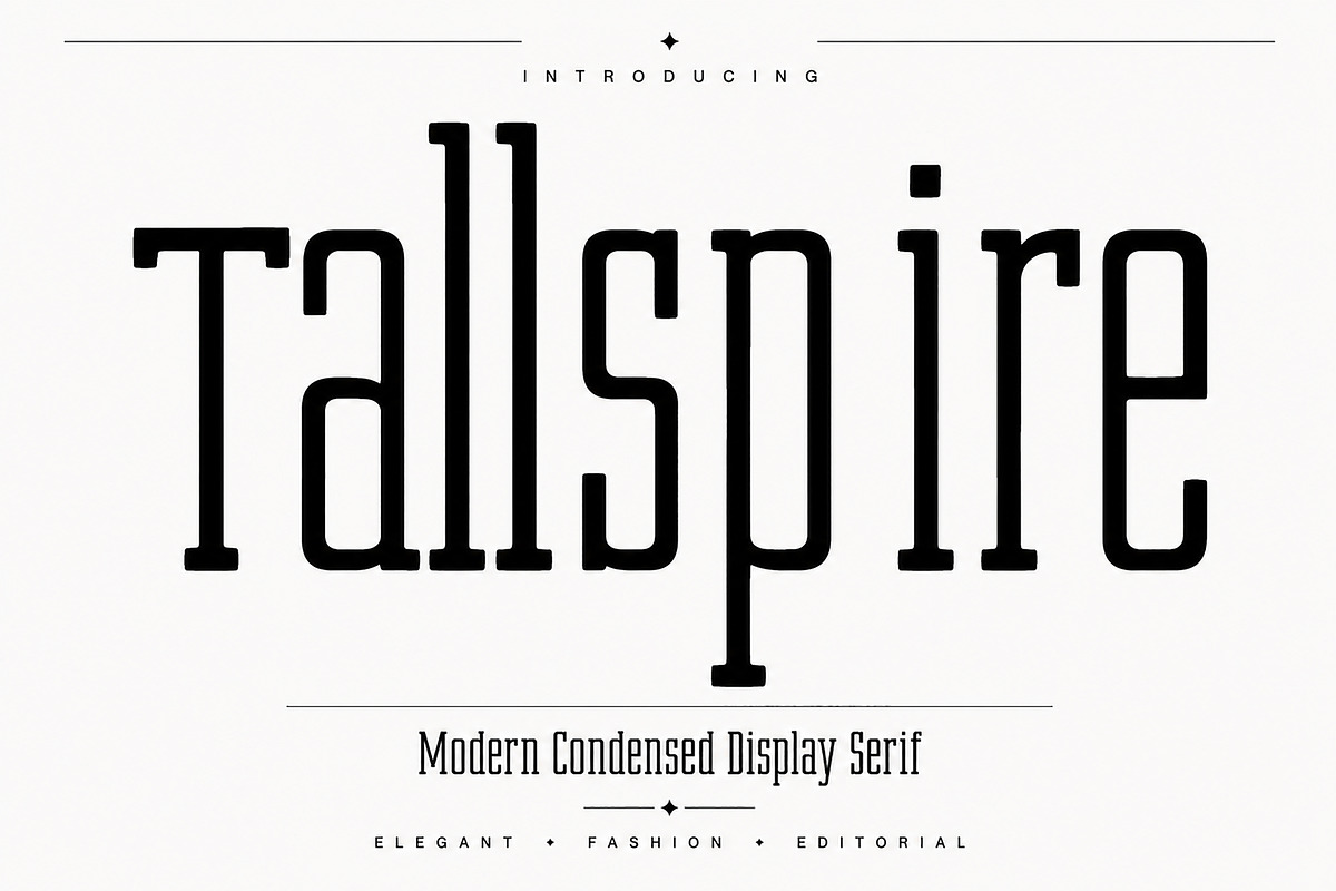 Tallspire, a Serif Font by Wow Magic (Photo 1 of 5)