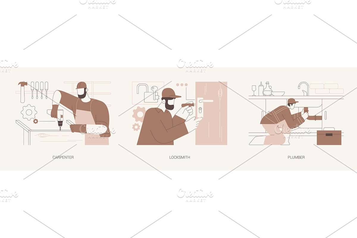 Maintenance services isolated, a Person Illustration by Visual Generation