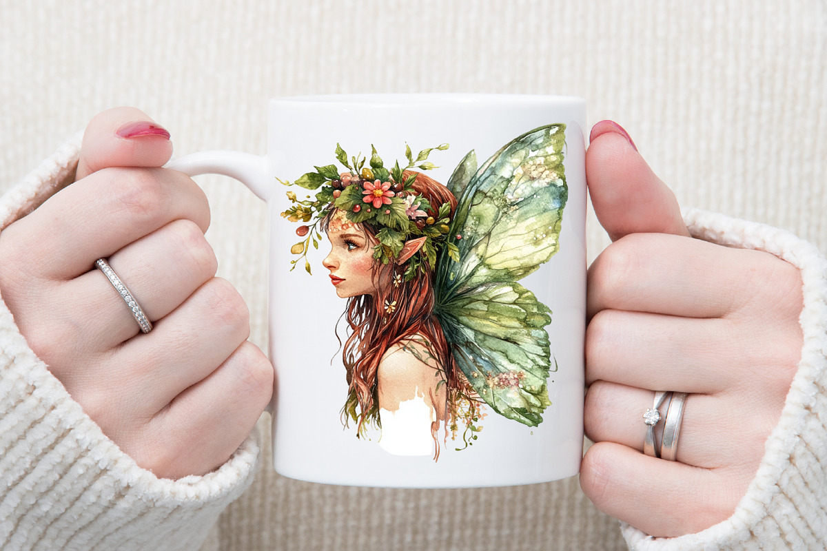 Woodland Fairies Nature Graphics, an Illustration by Sublimation Artist (Photo 5 of 6)