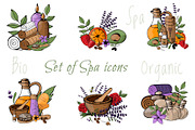 Spa, Organic Cosmetics collection, a Decorative Illustration by WildStrawberry Magic (Thumbnail 2 of 9)