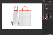 Kraft Paper Shopping Bag Mockup, a Packaging Mockup by Ram Studio LLC (Thumbnail 10 of 16)