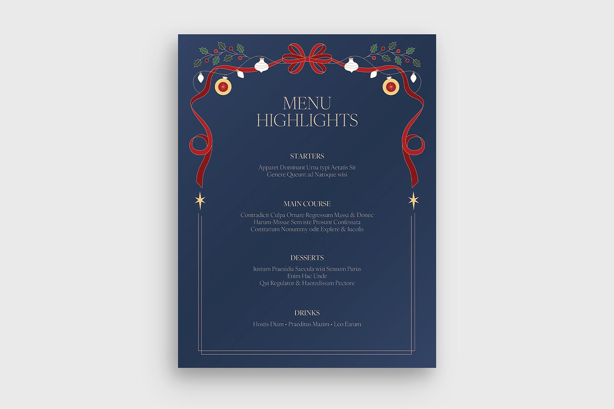 Christmas Invitation Template, an Invitation Template by BrandPacks (Photo 4 of 5)