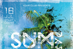 Summer Party Flyer Poster