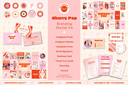 Cherry Branding Starter Kit, a Branding & Logo Template by Hell Yeah Designs (Thumbnail 1 of 16)