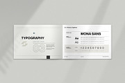 Minimal Brand Guideline Template, a Brochure Template by KreateTribe (Thumbnail 11 of 14)