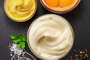 Homemade mayonnaise, a Food & Drink Photo by Volff