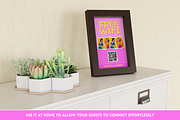 Purple WiFi QR Code Sign, a Flyer Template by SunshineStudioBoutique (Thumbnail 4 of 11)