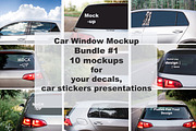 Car window Mockup Car amazing decal, a Templates & Theme by VetalStock (Thumbnail 1 of 2)