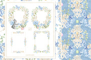 Easter Floral Crest Watercolor Set, a Seasonal Illustration by WonderWonder (Thumbnail 4 of 8)