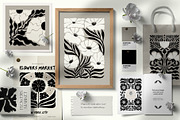 Dark Flowers | Wall Art Creator, an Object Graphic by Leleka.Store (Thumbnail 2 of 15)