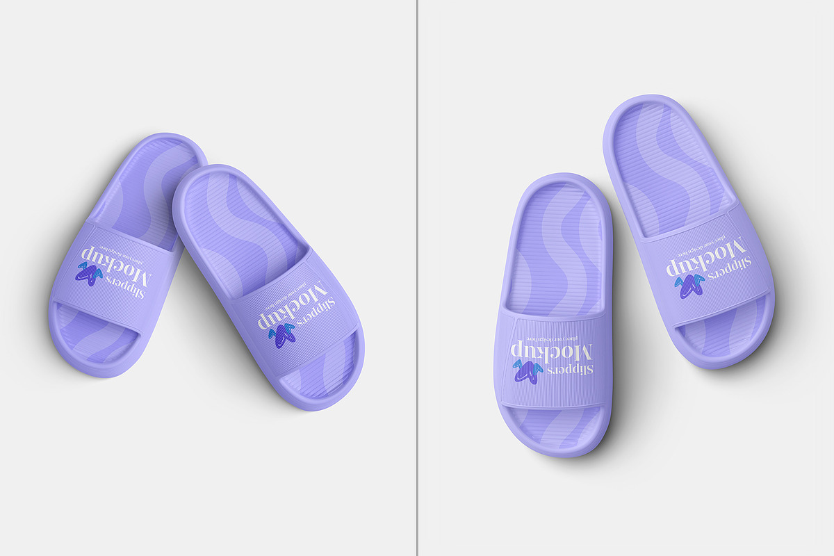 Slippers Mockup Set, an Apparel Mockup by ForgeDesign (Photo 6 of 6)