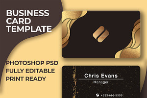 elegant business card template, a Business Card Template by kamalrawat_gd