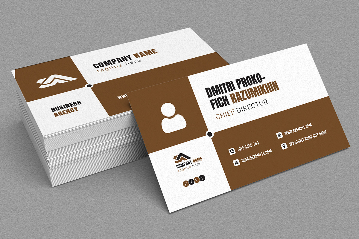 Creative Business Card, a Business Card Template by MightyDesign (Photo 2 of 6)