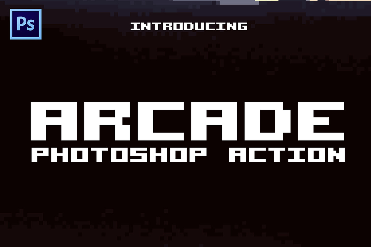 Arcade 8-bit pixel Ps Action, an Action Add-On by Dene Studios (Photo 1 of 12)